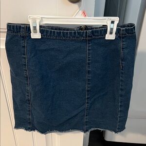 Forever 21 Dark Blue Denim Mini Skirt